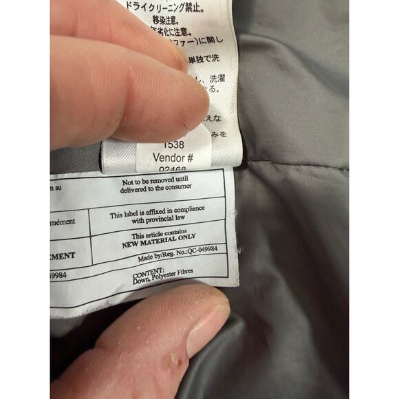 Eddie Bauer Down Insulated Parka Mauve Purple Large Women's Faux Fur Trim - Picture 6 of 14